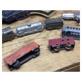 Vintage Mostly TOOTSIE TOY - Trains - Box Cars Plus Cap Guns