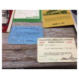 Nifty Vintage RAILROAD - Brochures - Time Tables - Collector Coin Set