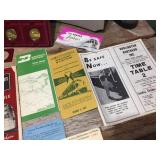 Nifty Vintage RAILROAD - Brochures - Time Tables - Collector Coin Set