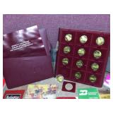 Nifty Vintage RAILROAD - Brochures - Time Tables - Collector Coin Set