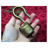(3) Vintage Brass Locks: Yale - Eagle - Rancho Los Angeles