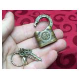 (3) Vintage Brass Locks: Yale - Eagle - Rancho Los Angeles