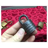 (4) Vintage Locks: AMERICAN - JAMESTOWN - Rotating Combination - Other