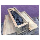 Antique STERLING DENTAL - Dental Engine Kit/Parts/Wooden Boxes