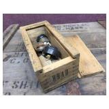 Antique STERLING DENTAL - Dental Engine Kit/Parts/Wooden Boxes