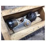 Antique STERLING DENTAL - Dental Engine Kit/Parts/Wooden Boxes