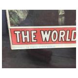 2 Vintage Framed Circus Posters RINGLING BROS - BARNUM + BAILEY