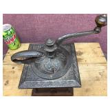 Antique Grinder/Mill with Ornate Metalwork