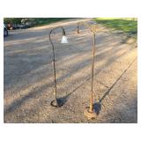 2 Vintage Floor/Bridge Lamps for Restoration