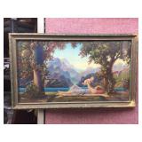 Antique ATKINSON FOX - URGELLES Framed Print - 1925
