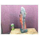 Vintage 18" Chalkware Native American Indian Statue