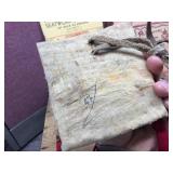 Vintage Native American Pottery - Glass - Rawhide - Activity Book