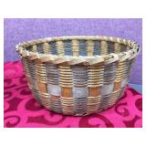 (2) Native American Woven Baskets - Sioux?