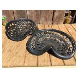 OLD SOUTH BEND CHILLED PLOW CO. - Cast Tractor Seat + Other