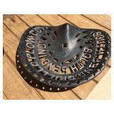 OLD SOUTH BEND CHILLED PLOW CO. - Cast Tractor Seat + Other