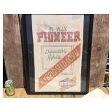 2 Vintage FEED SACKS - Pioneer + Tomahawk