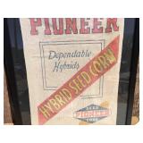 2 Vintage FEED SACKS - Pioneer + Tomahawk