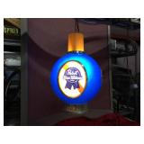 Classic! Vintage PABST Hanging Lighted Globe Light - Works!