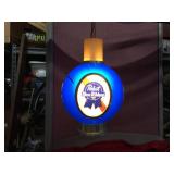 Classic! Vintage PABST Hanging Lighted Globe Light - Works!