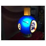 Classic! Vintage PABST Hanging Lighted Globe Light - Works!