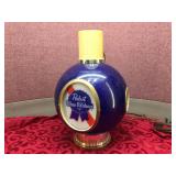 Classic! Vintage PABST Hanging Lighted Globe Light - Works!
