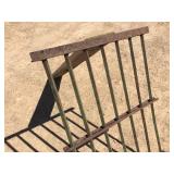 Antique Heavy Iron Bars - Jail/Bank Window? From SW U.S.
