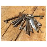 Group Antique Skeleton/Church Keys