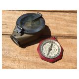 2 Vintage Compasses: Boy Scouts of America - SPERRY MARK VII Military