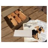 Vintage Pinewood Derby Cars (7) Box Set with Hardware 1956-1974