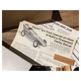 Vintage Pinewood Derby Cars (7) Box Set with Hardware 1956-1974
