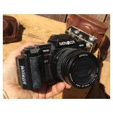 (4) Vintage Cameras: ZEISS - MINOLTA - ARGUS - OLYMPUS PEN