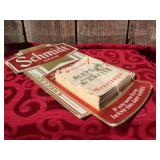 Vintage SCHMIDT Beer - Foil Calendar Sign w/Intact Calendar 1984