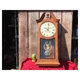 Nifty GLENFIDDICH Whiskey - Old Look Wooden Clock - 34"