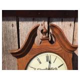 Nifty GLENFIDDICH Whiskey - Old Look Wooden Clock - 34"
