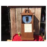 Nifty GLENFIDDICH Whiskey - Old Look Wooden Clock - 34"