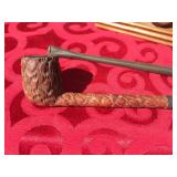 Vintage Tobacco Pipe Stand with Pipes