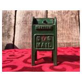 (3) Vintage Cast Metal Banks Including J+E STEVENS Key Lock Safe #50
