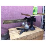 Antique FAIRBANKS - Cast + Brass 15 Lb? Scale - Check It Out!
