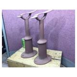 Vintage Pair Cobbler Boot Stand/Anvil - 18"