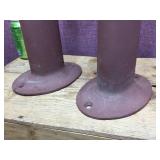 Vintage Pair Cobbler Boot Stand/Anvil - 18"