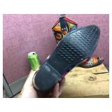 Colorful Rubber Cowboy Boots Sz 9