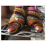 Colorful Rubber Cowboy Boots Sz 9