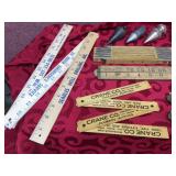 Vintage Measuring Rules - Plumb Bobs - Stanley - Other
