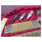 Vintage Measuring Rules - Plumb Bobs - Stanley - Other