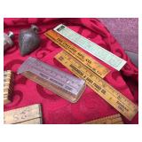 Vintage Measuring Rules - Plumb Bobs - Stanley - Other