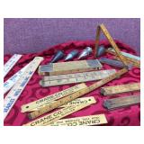 Vintage Measuring Rules - Plumb Bobs - Stanley - Other