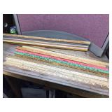Vintage Advertiser Yard Stick Collection - Multiple Pics