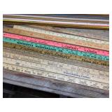 Vintage Advertiser Yard Stick Collection - Multiple Pics