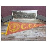 Vintage C.C.C. Civilian Conservation Corps - Banner + Photo