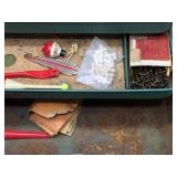 Vintage Tackle Box with lures + Pflueger SkilKast 1953 + Ocean City 1591 Reels